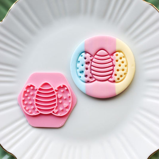 Easter Eggs Cookie Stamp