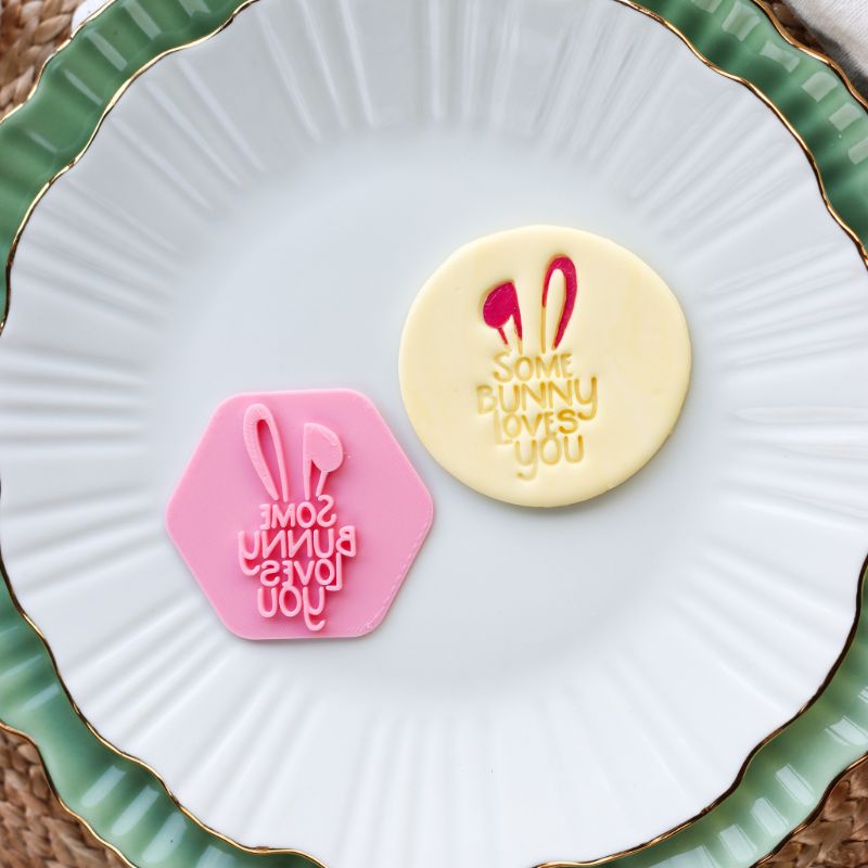 Some Bunny Loves You Cookie Stamp
