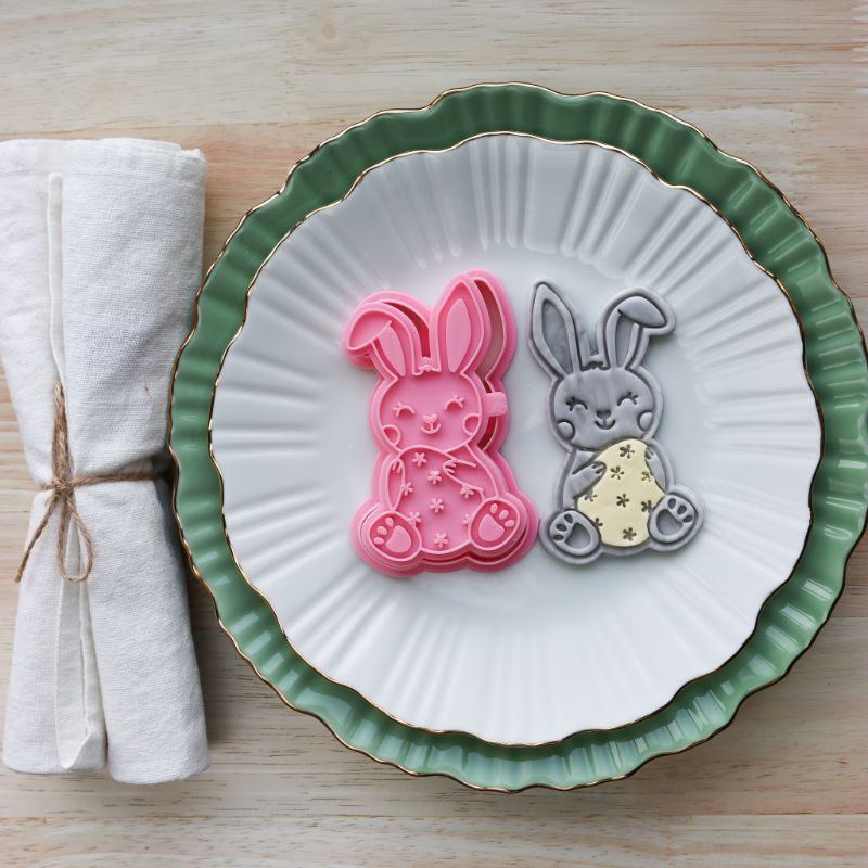 Easter Rabbit Cookie Cutter and Stamp