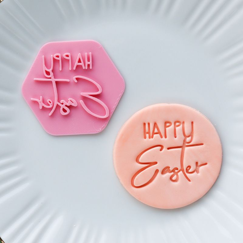 Happy Easter Style 1 Cookie Stamp