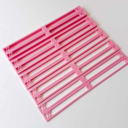 Puzzle Style Fondant and Dough Thickness Guides