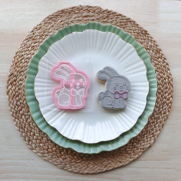 Rabbit Farm Yard Cookie Cutter and Embosser
