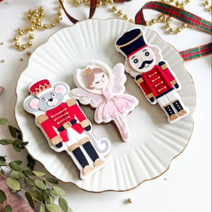 Nutcracker Christmas Bundle of 3D Stamps and Cutters - Set of 6 items