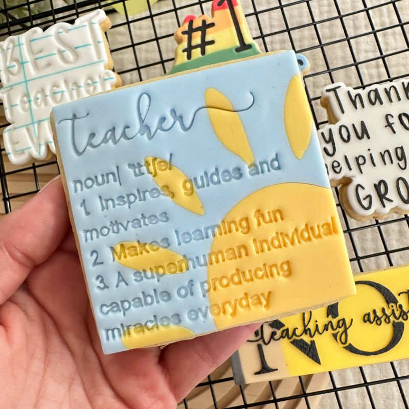 Teacher Definition Teacher Cookie Cutter 