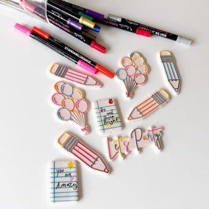 FULL Edible Pen Bundle Double End Tip - Set of 21