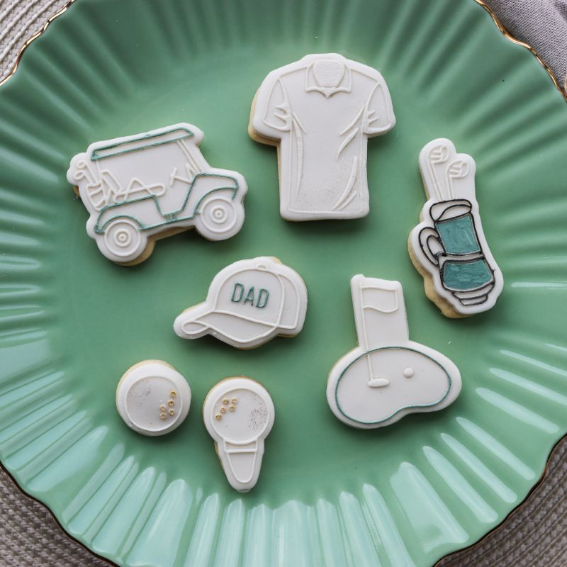 Mini Golf Bag Father's Day Cookie Cutter and Embosser