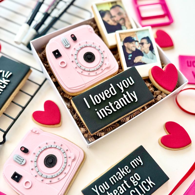I loved you instantly Valentine's 3D Cookie Stamp and Cutter by Mays Bakes