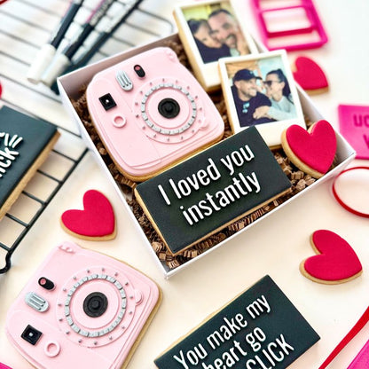 I loved you instantly Valentine's 3D Cookie Stamp and Cutter by Mays Bakes