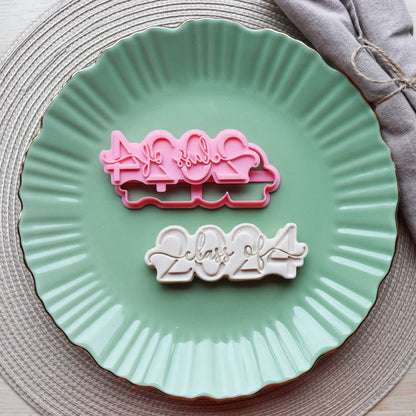 Class of 2025 in Verity Font Graduation Teacher Cookie Cutter and Stamp