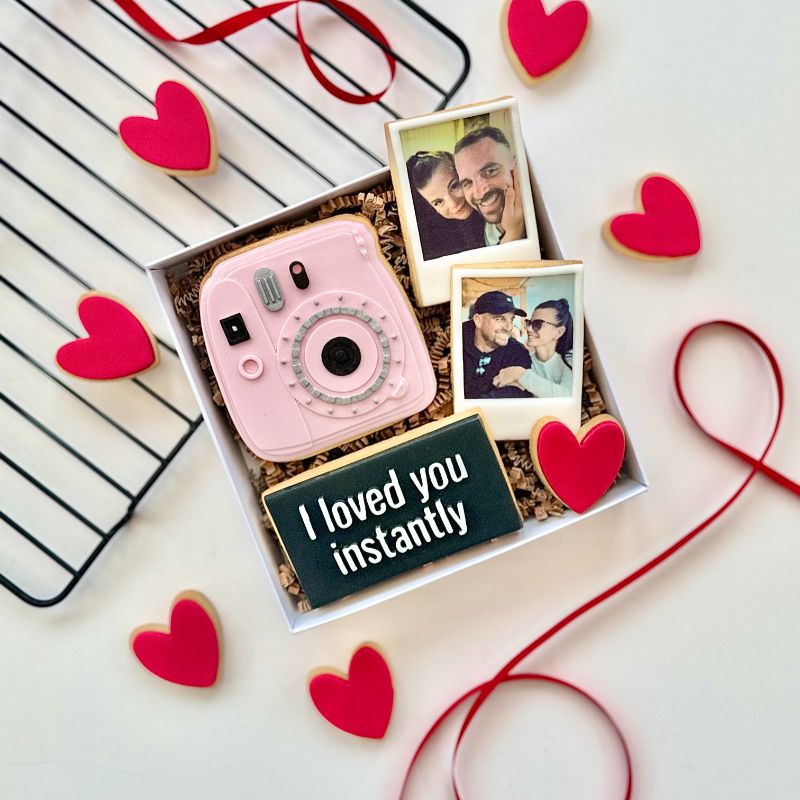 I loved you instantly Valentine's 3D Cookie Stamp and Cutter by Mays Bakes