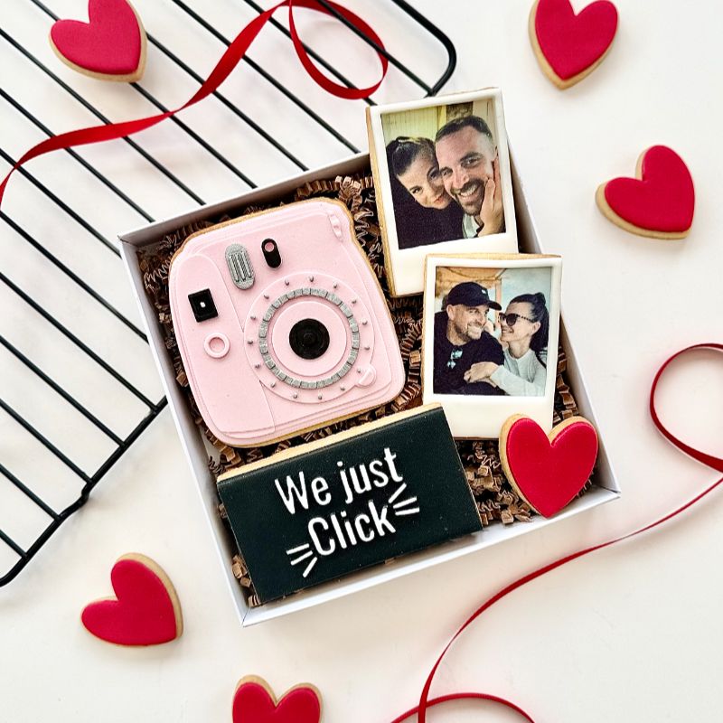 We just Click Valentine's 3D Cookie Stamp and Cutter by Mays Bakes