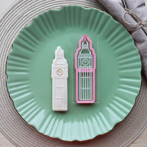 Big Ben London Capital City Cookie Cutter and Embosser