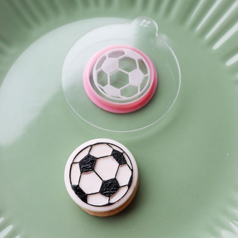 Mini Football Father's Day Cookie Cutter and Embosser