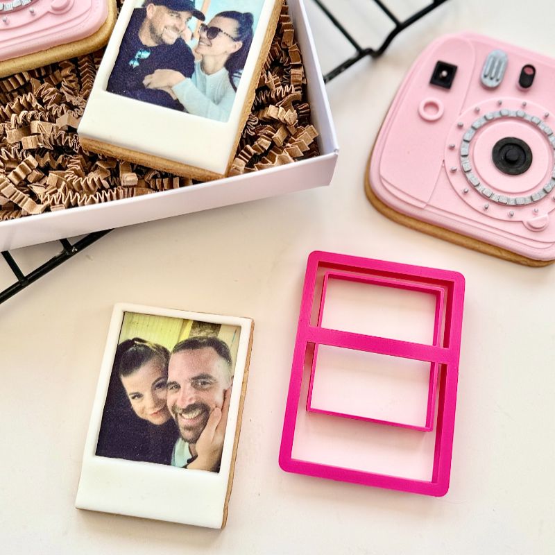 Polaroid Photo Valentine's 3D Cookie Cutters by Mays Bakes