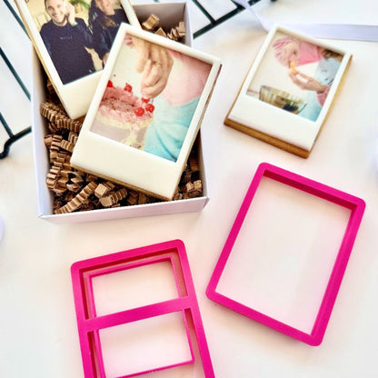 Polaroid Photo Valentine's 3D Cookie Cutters by Mays Bakes