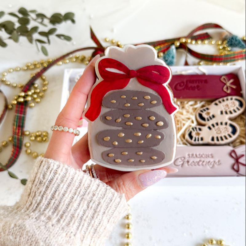 Bag of Cookies 3D Cookie Stamp and Cutter - suitable for two tone effect