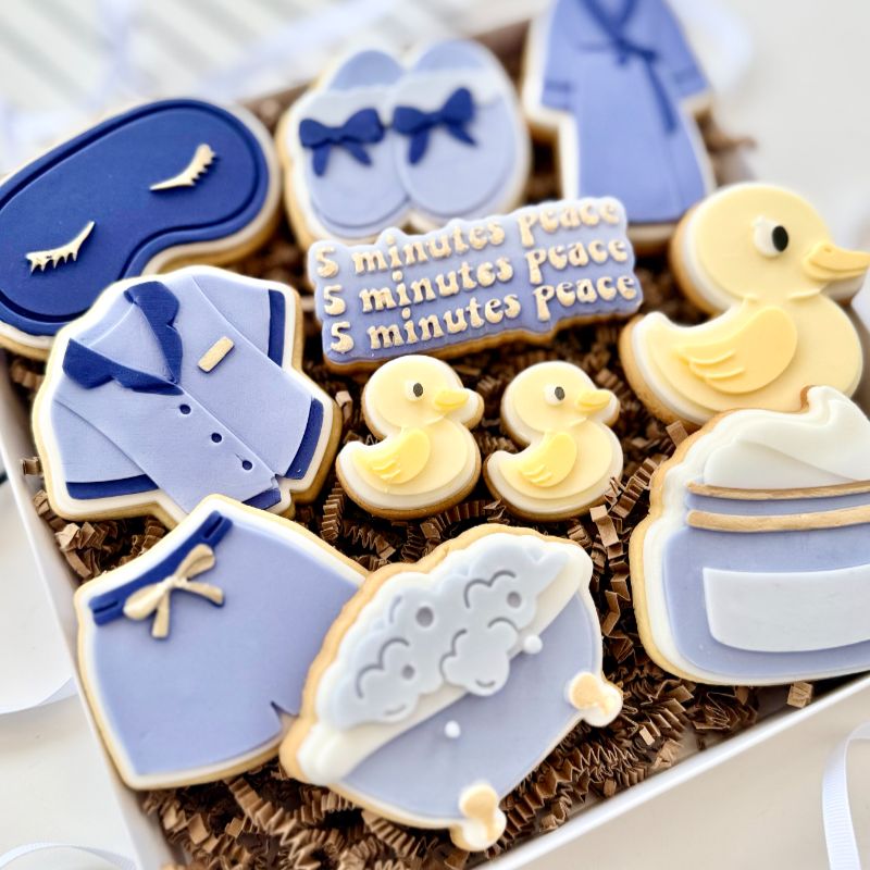Bubbly Bath Tub Spa 3D Cookie Stamp and Cutter - suitable for two tone effect