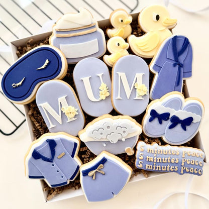 Mother Duck and Duckling Set 3D Cookie Stamp and Cutter Set- suitable for two tone effect