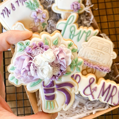 Wedding Bouquet Cookie Cutter and Stamp