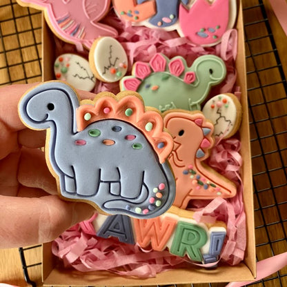 Diplodocus Dinosaur Cookie Cutter and Stamp