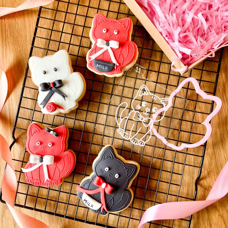 Cat Pet Animal Cookie Cutter and Embosser