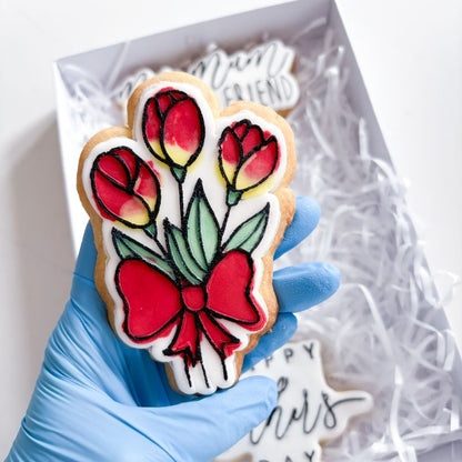Bouquet of Flowers Mother's Day Cookie Cutter and Embosser