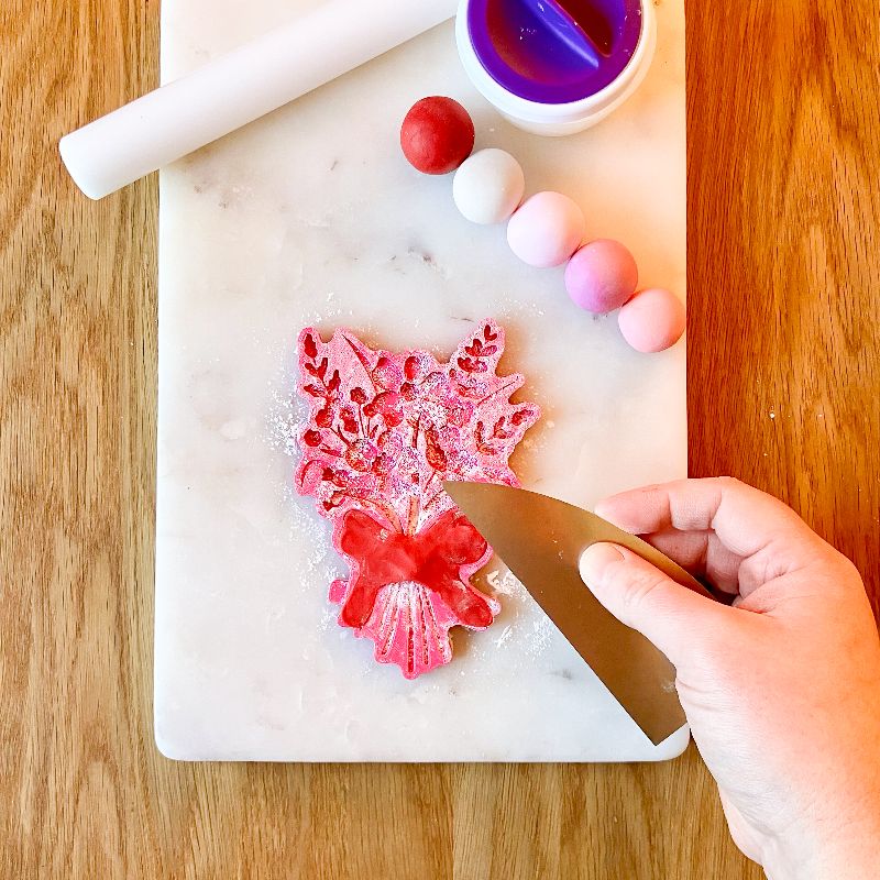 Pretty Posy of Flowers 3D Cookie Stamp and Cutter - suitable for two tone effect