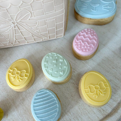 Mini Easter Eggs Set Cookie Cutter and Embossers