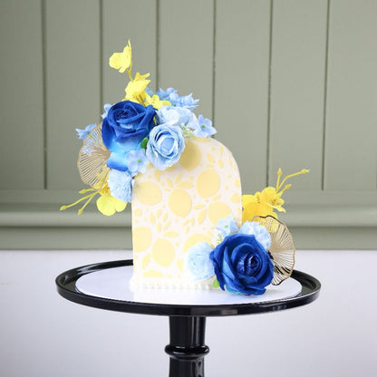 Summery Lemons Cake Stencil - Full Size Design