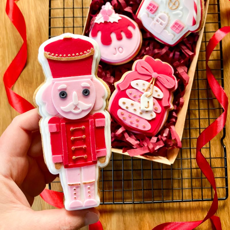 Nutcracker Christmas 3D Cookie Stamp and Cutter - suitable for two tone effect