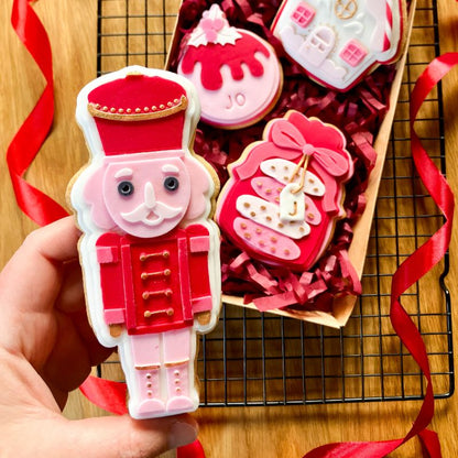 Nutcracker Christmas 3D Cookie Stamp and Cutter - suitable for two tone effect