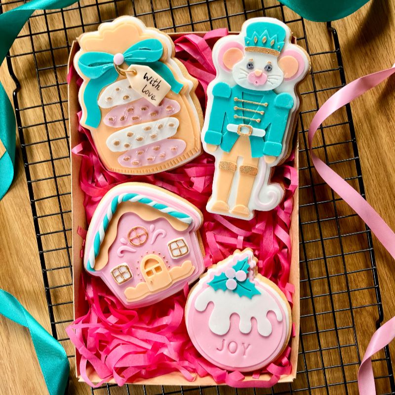 Mouse King Nutcracker Christmas 3D Cookie Stamp and Cutter - suitable for two tone effect