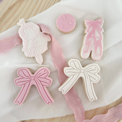Sweet Dancing Girl Ballet Cookie Cutter and Embosser