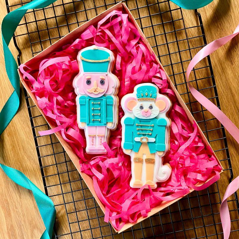 Mouse King Nutcracker Christmas 3D Cookie Stamp and Cutter - suitable for two tone effect