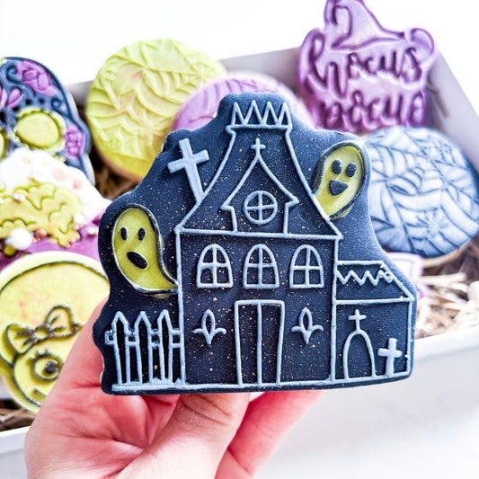 Haunted House Halloween Cookie Cutter and Embosser