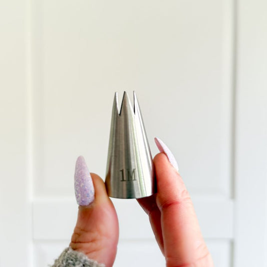 LissieLou 1M Open Star Piping Nozzle – Swirls, Rosettes & Cupcake Perfection