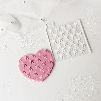Bow Pattern Cookie Embosser