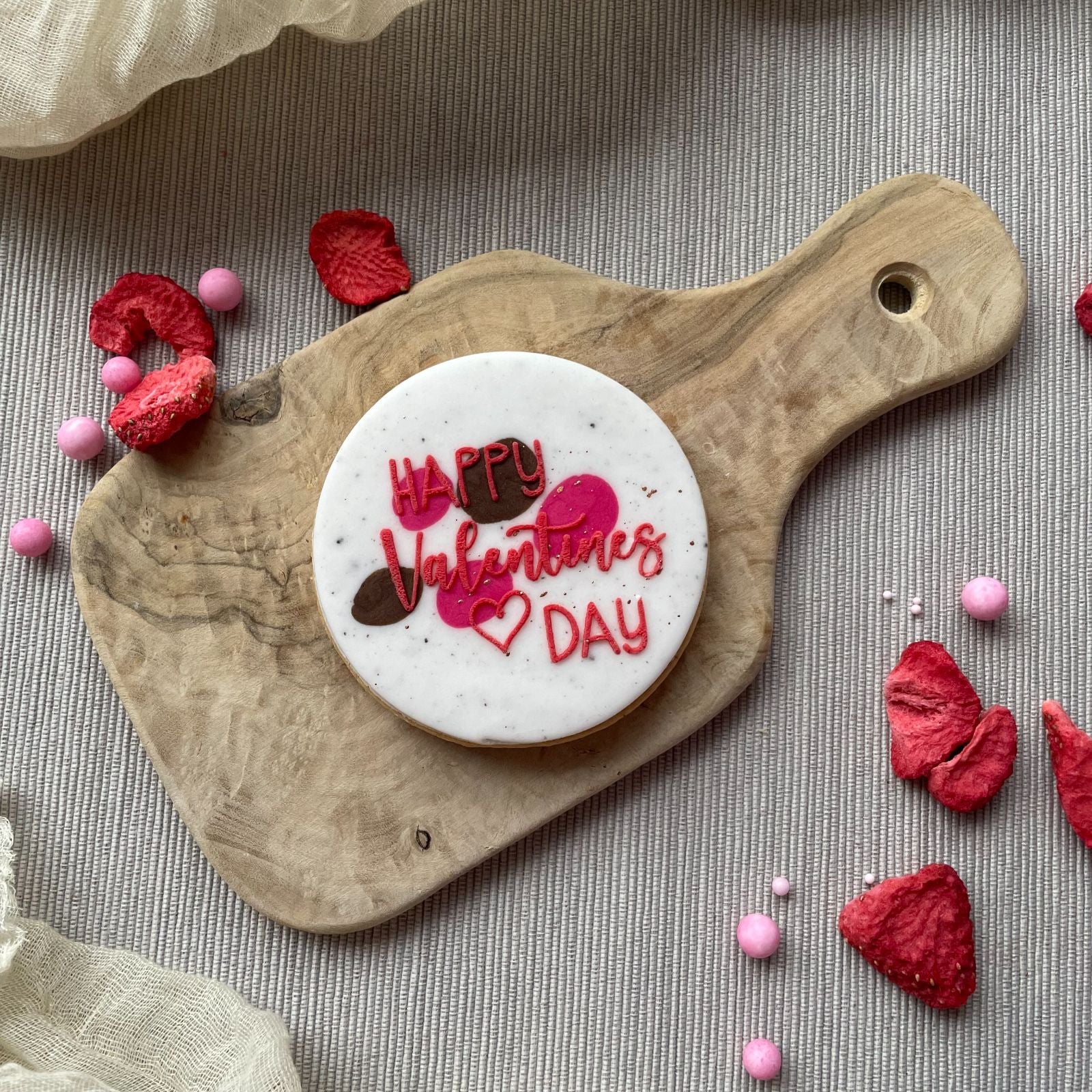 Happy Valentine's Day Style 2 Cookie Embosser