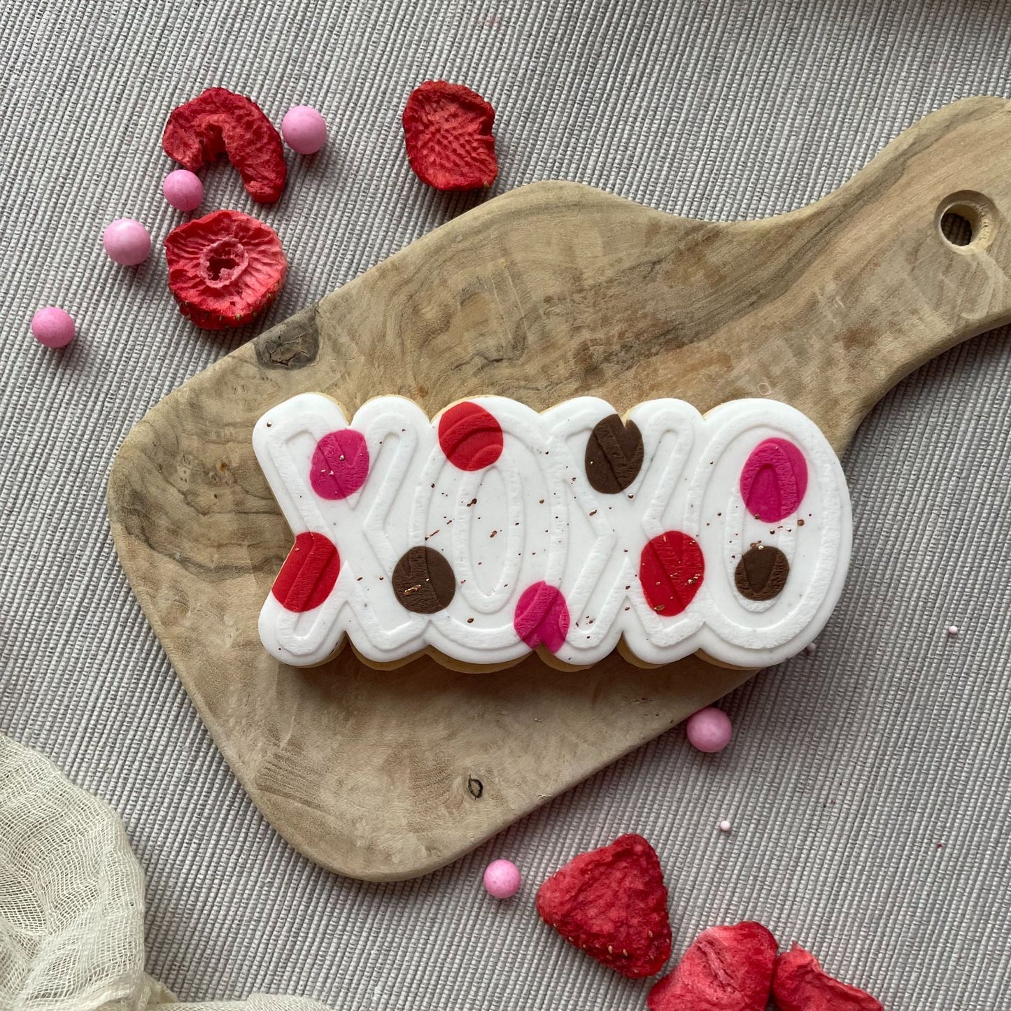 XOXO Valentine's Cookie Cutter and Embosser