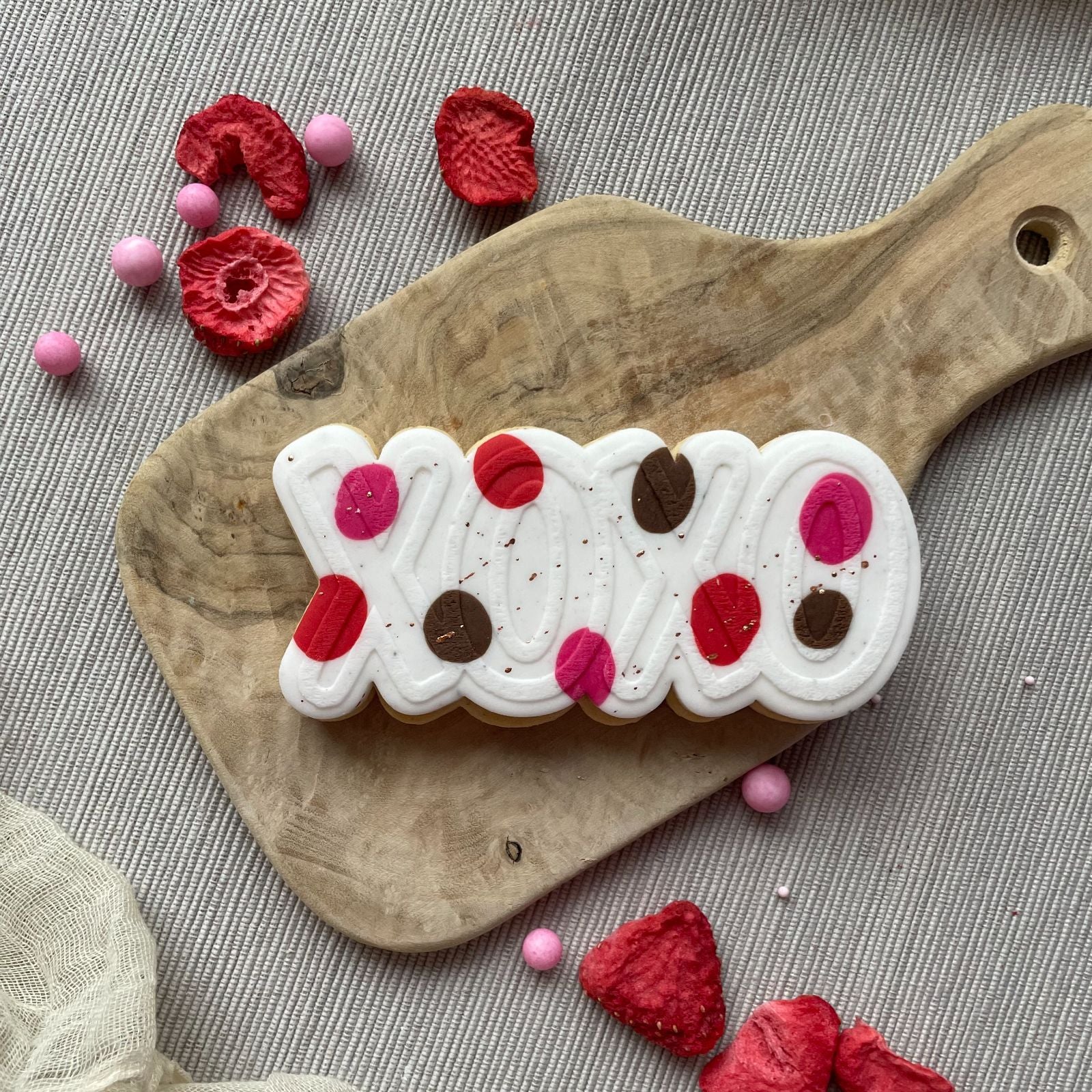 XOXO Valentine's Cookie Cutter and Embosser