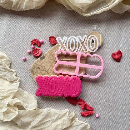 XOXO Valentine's Cookie Cutter and Embosser