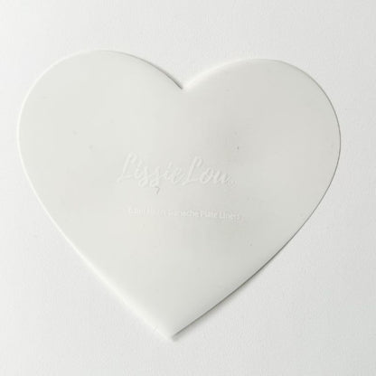 Heart Ganache Plates - Set of 2 - Heart Shaped Cake Template