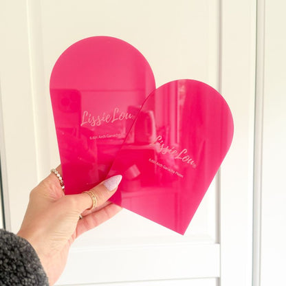Arch Ganache Plates - Set of 2 - Arch Shaped Cake Template