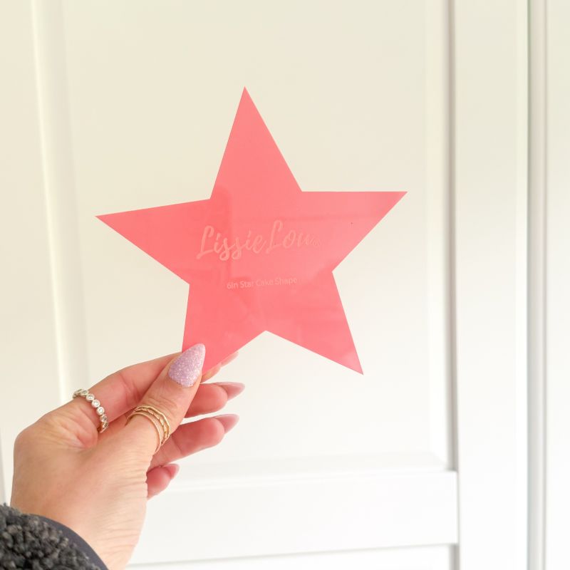 Star Cake Shape – Reusable Template for Perfectly Shaped Cakes