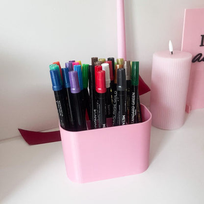 Edible Pen Holder Pot by LissieLou – Pink Cake Decorating Organiser