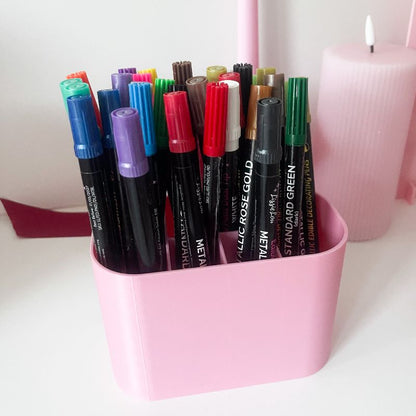 Edible Pen Holder Pot by LissieLou – Pink Cake Decorating Organiser