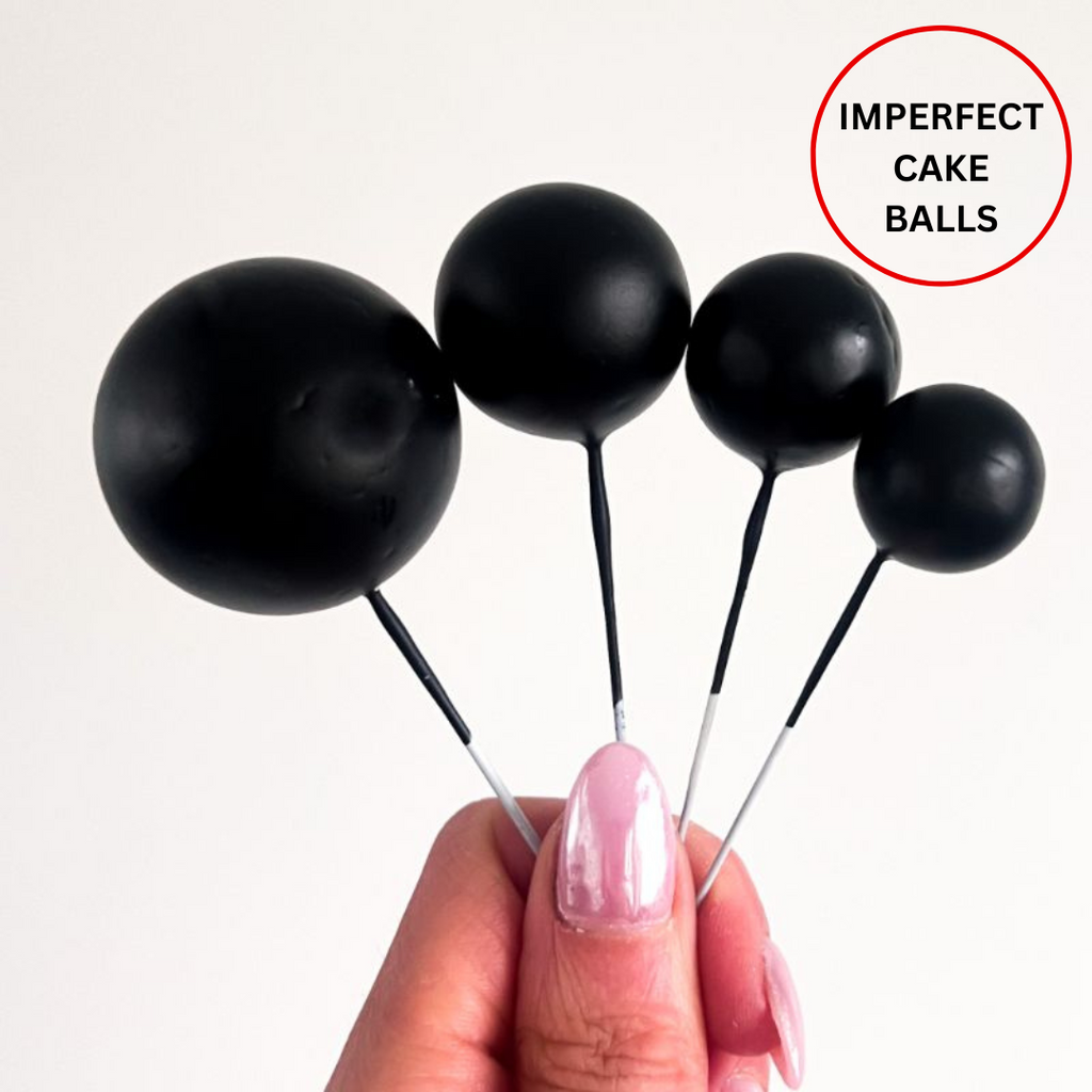 Imperfect Cake Balls Set of 4 - Black