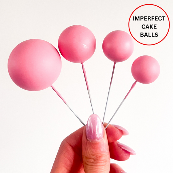 Imperfect Cake Balls Set of 4 - Pink