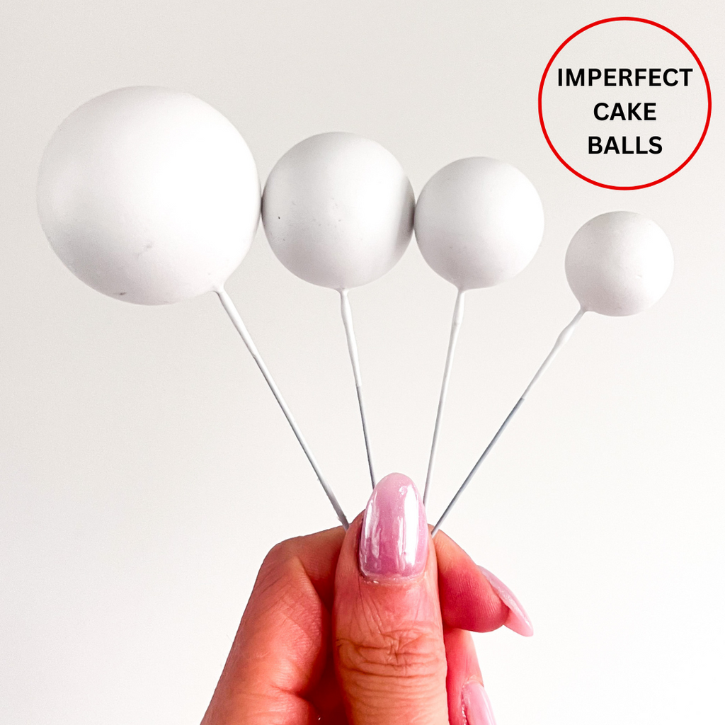 Imperfect Cake Balls Set of 16 - White