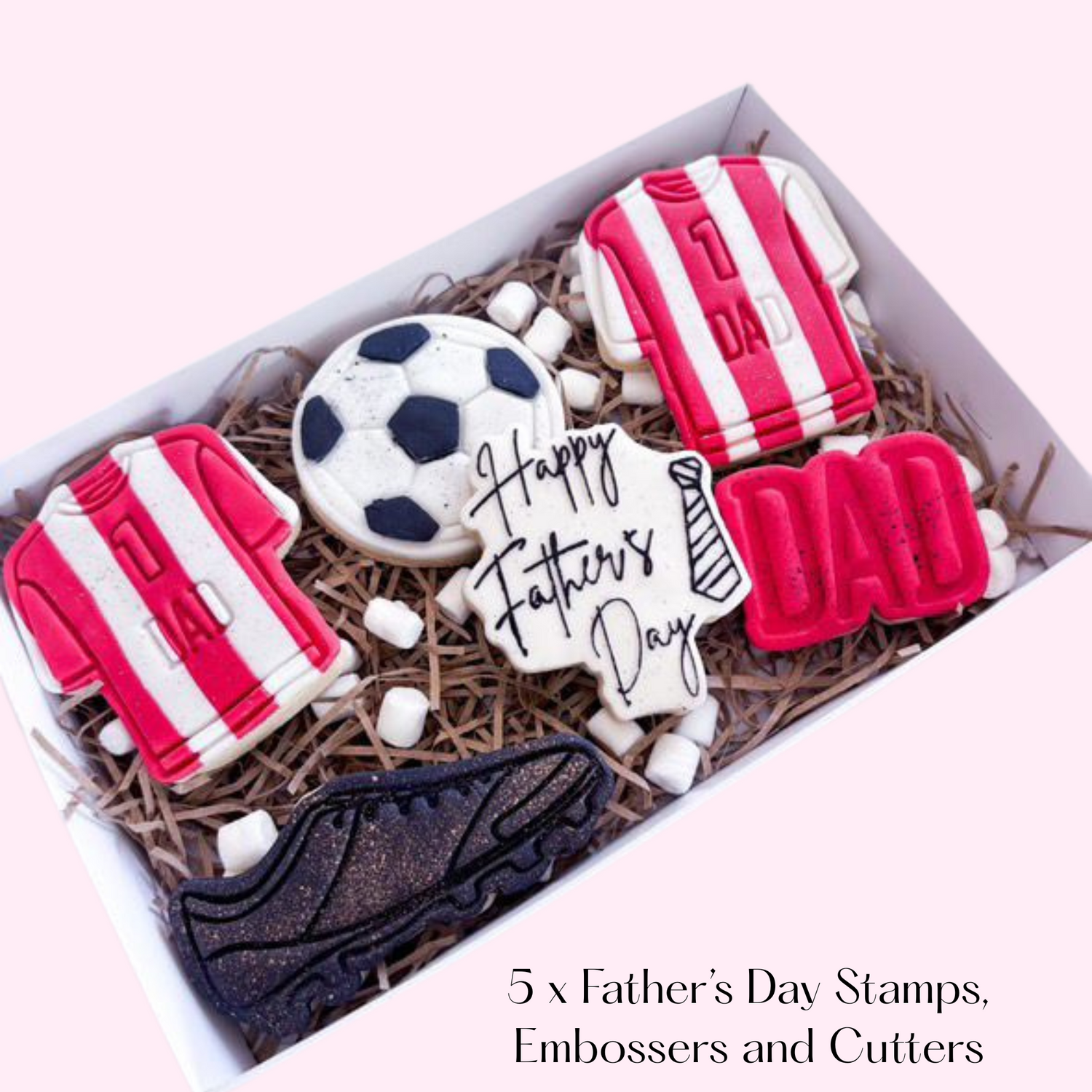 Father's Day Bundle of Embossers, Stamps and Cutters - Football Themed